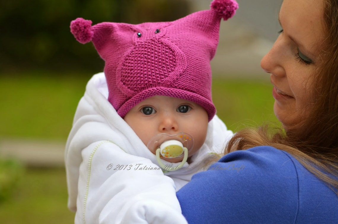 Knitting Pattern Owl Baby Hat baby Sizes Etsy Australia
