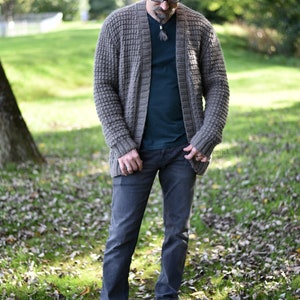 Knitting Pattern Gear Cardigan Adult sizes image 6