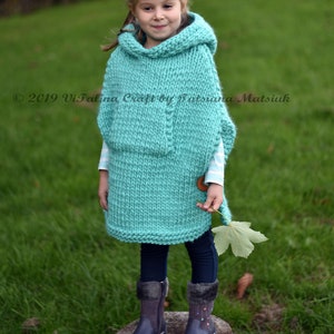 Knitting Pattern Ramble Poncho All sizes image 9