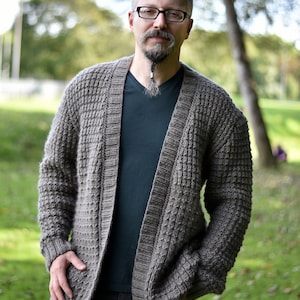 Knitting Pattern Gear Cardigan Adult sizes image 9