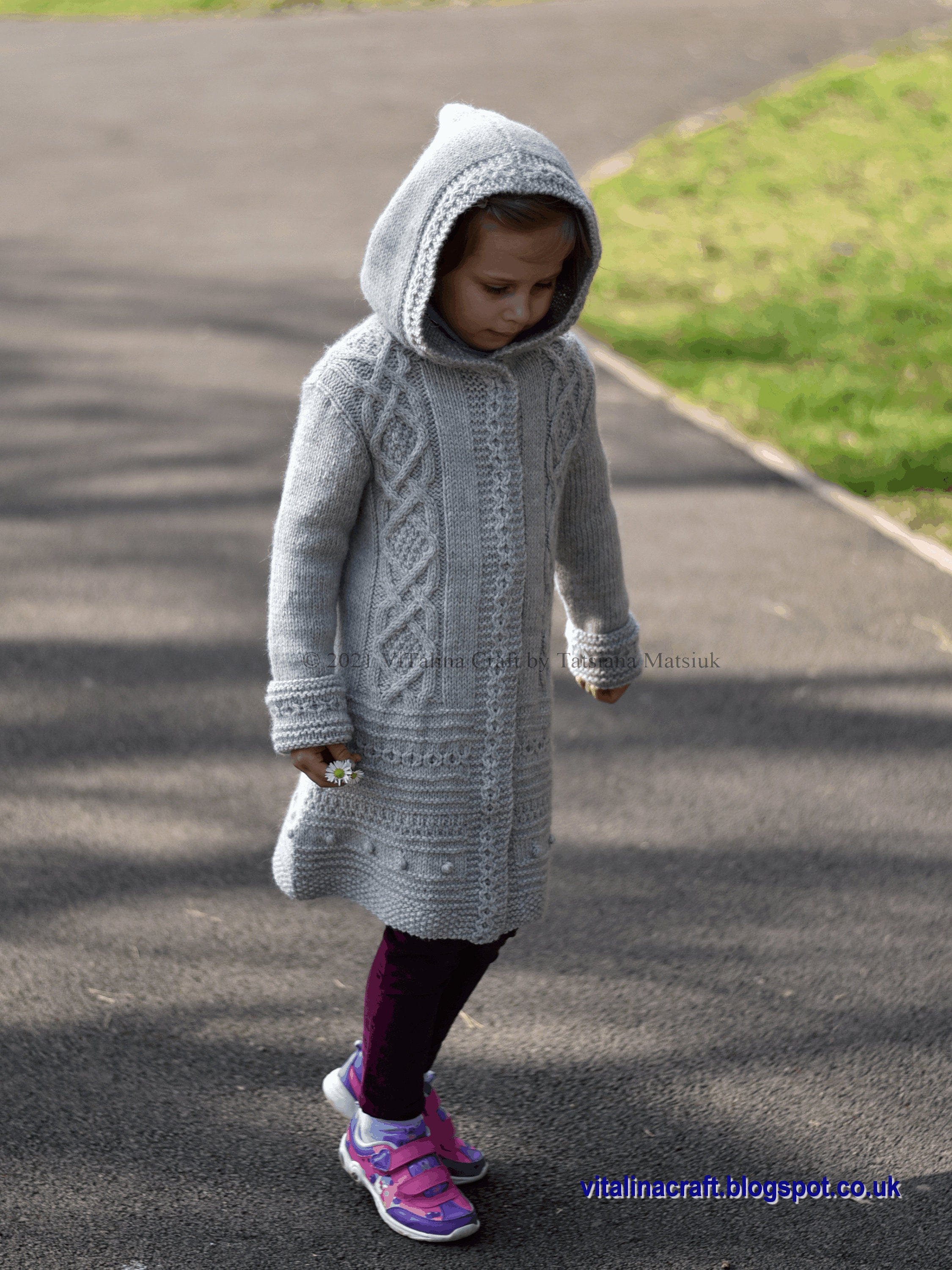 Knitting Pattern - Stitch Symphony Coat (child and Teen