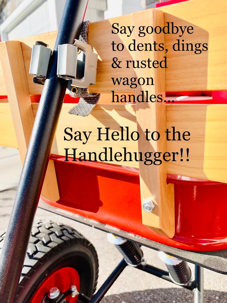 Handlehugger the Slatted Wagon Handle Holder Etsy