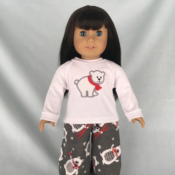 Polar Bear Pajamas Etsy