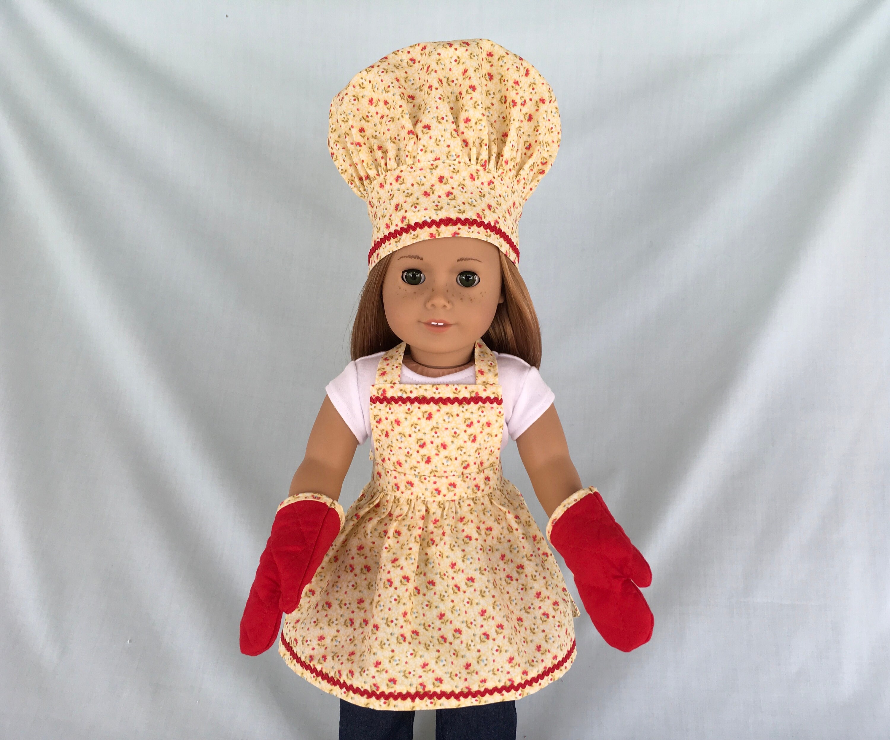 american girl apron set