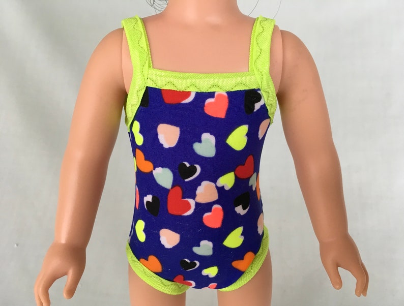 Heart Bathing Suit for Wellie Wisher/14.5 Inch Doll | Etsy