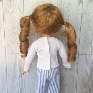 Frozen Elsa and Anna Pajamas for 14 Inch Dolls image 7