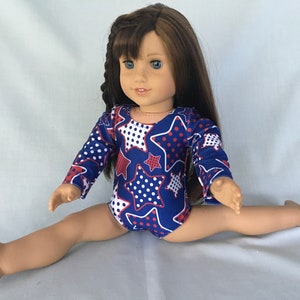 Star Leotard and Warm Up Pants for 18 Inch Doll