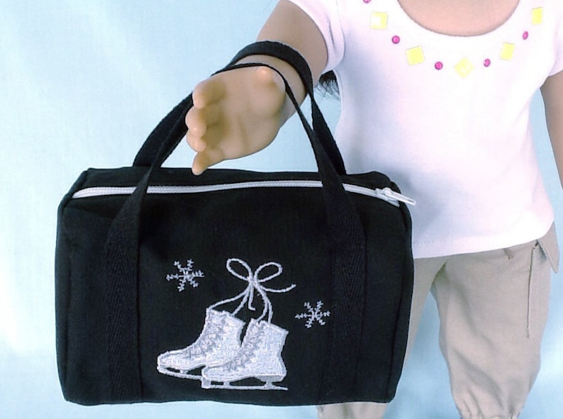 Ice Skating Duffle Bag for American Girl/18 Inch Doll Etsy