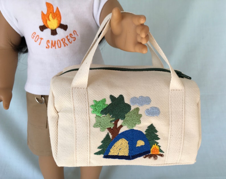 Camping Duffle Bag for American Girl/18 Inch Doll Etsy