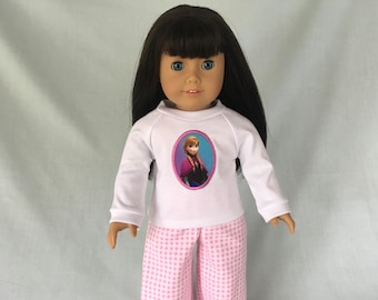 18 Inch Doll Anna Pajamas