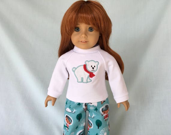 american girl polar bear pajamas