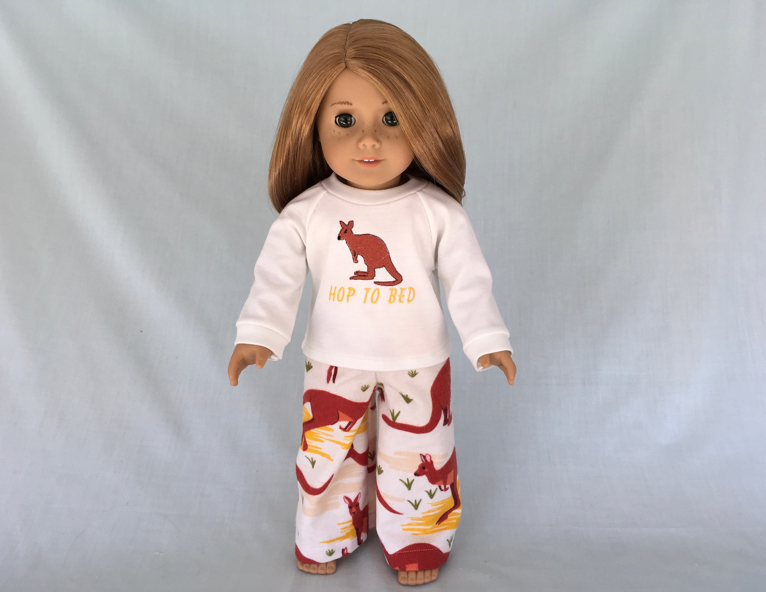 Kangaroo Pajamas for American Girl/18 Inch Doll/Kira Etsy