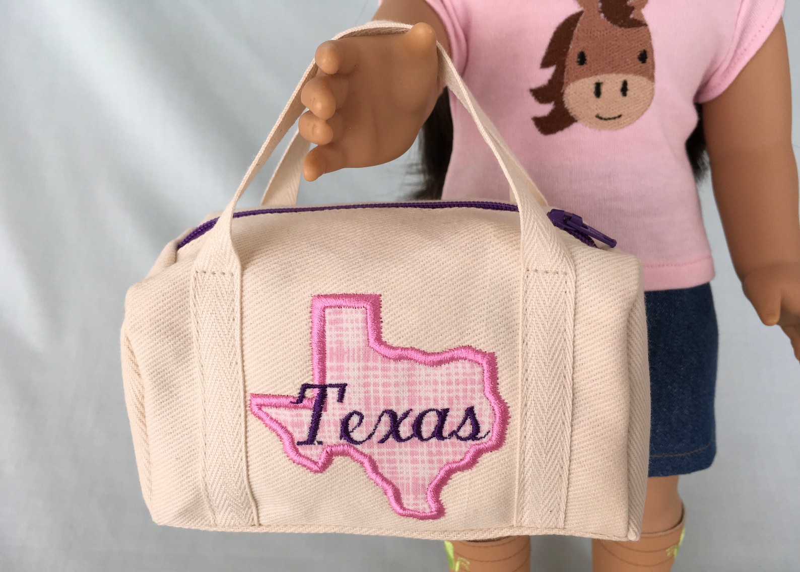 US States Duffle Bag for American Girl/18 Inch Doll Etsy
