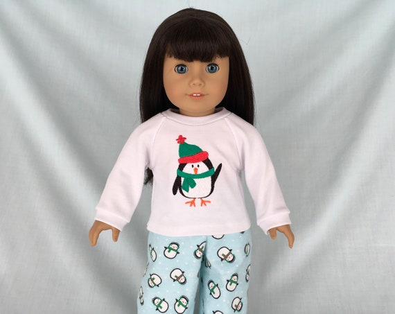american girl penguin pajamas