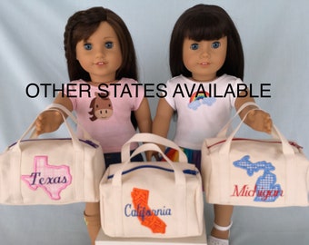United States Duffle Bag for 18 Inch Dolls