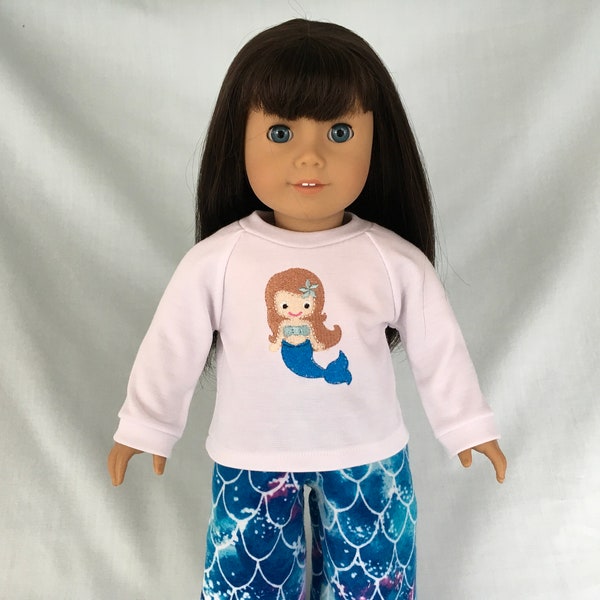 Mermaid Pajamas for American Girl/18 Inch Doll