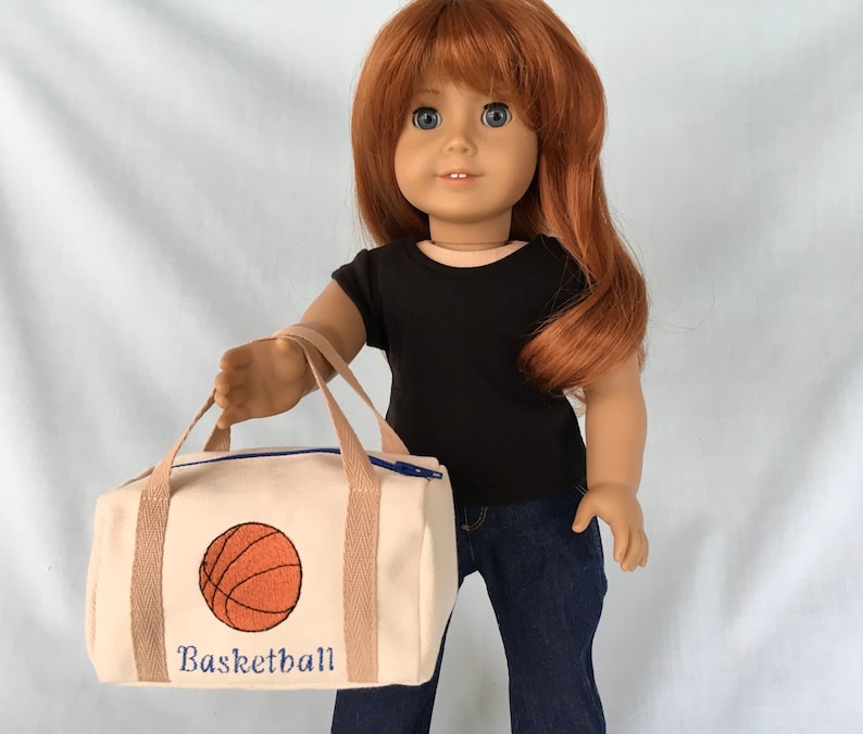 Basketball Duffle Bag for American Girl/18inch Doll Etsy