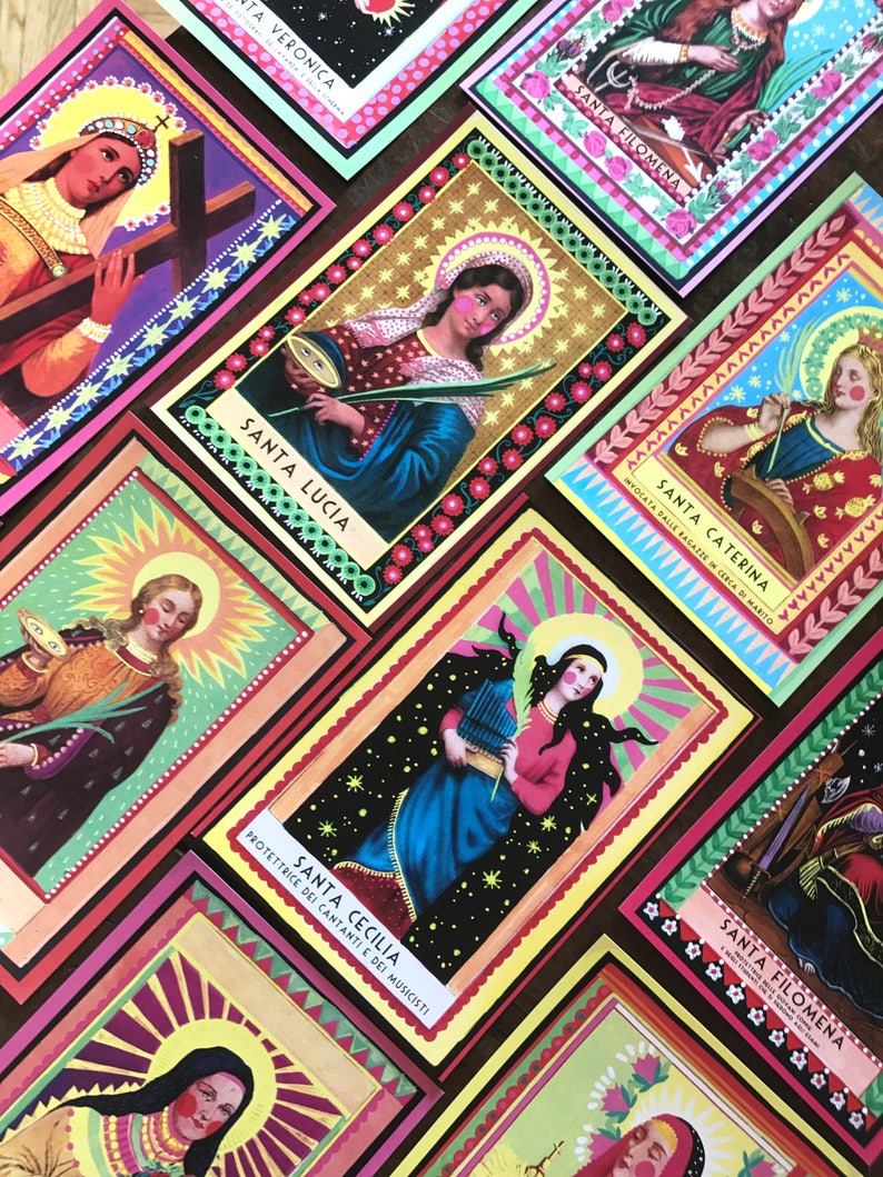 Saint Barbara Print Patron Saint of Architects Handmade Etsy