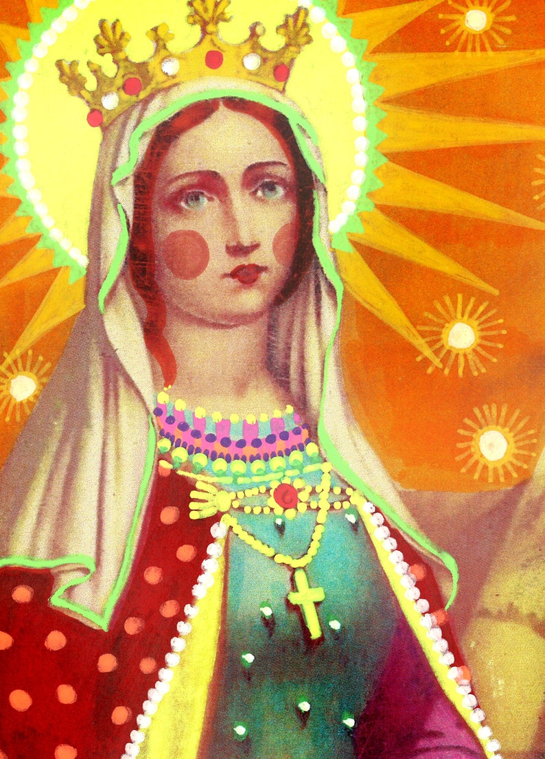 Sainte Isabelle imprimée Handmade Original Illustration Etsy France