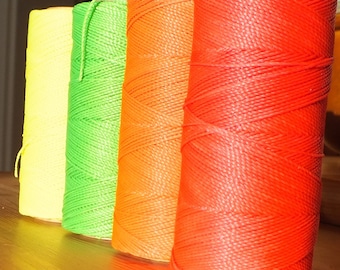 3 rolls of waxed polyester thread Linhasitta, 3 x 168 m