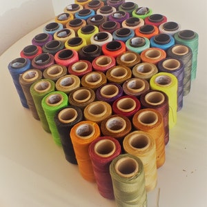 Waxed polyester string 10 rolls with 168m each image 6