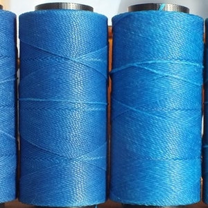 Waxed polyester string 10 rolls with 168m each image 1