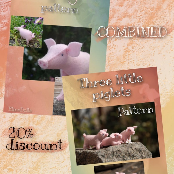 Combinatie aanbieding 4 varkens patronen in één 20 procent goedkoper (english and dutch version)