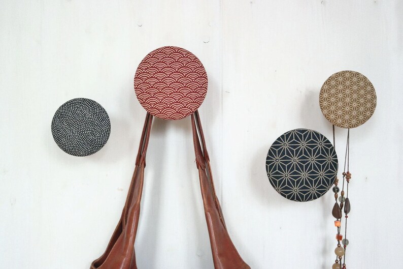 4 Decorative Wall Hooks / Jewelry Holders JAPAN / Coat Hooks / Etsy