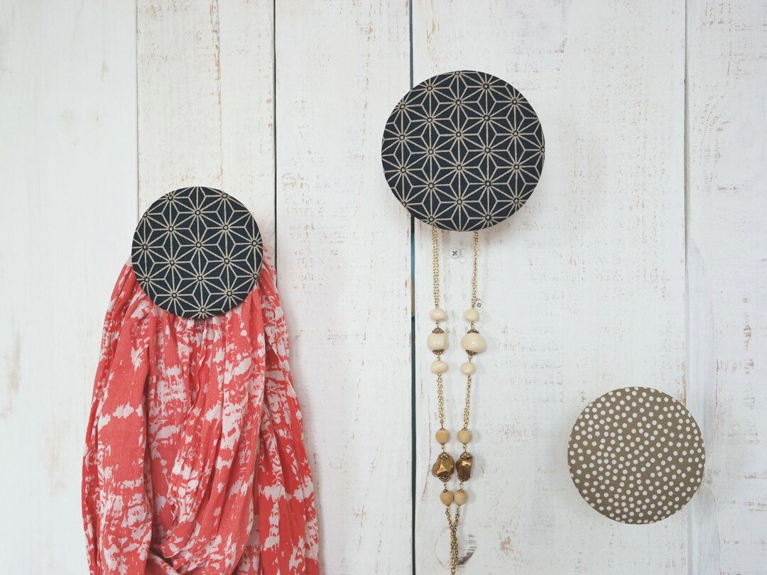 3 Wall hooks / jewelry holders ASANO / coat hooks / entryway Etsy France