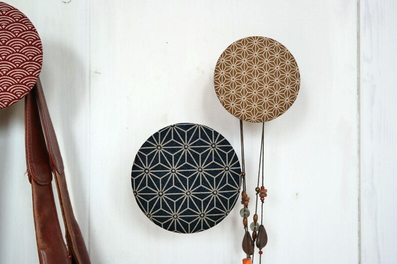 4 Decorative Wall Hooks / Jewelry Holders JAPAN / Coat Hooks / Etsy