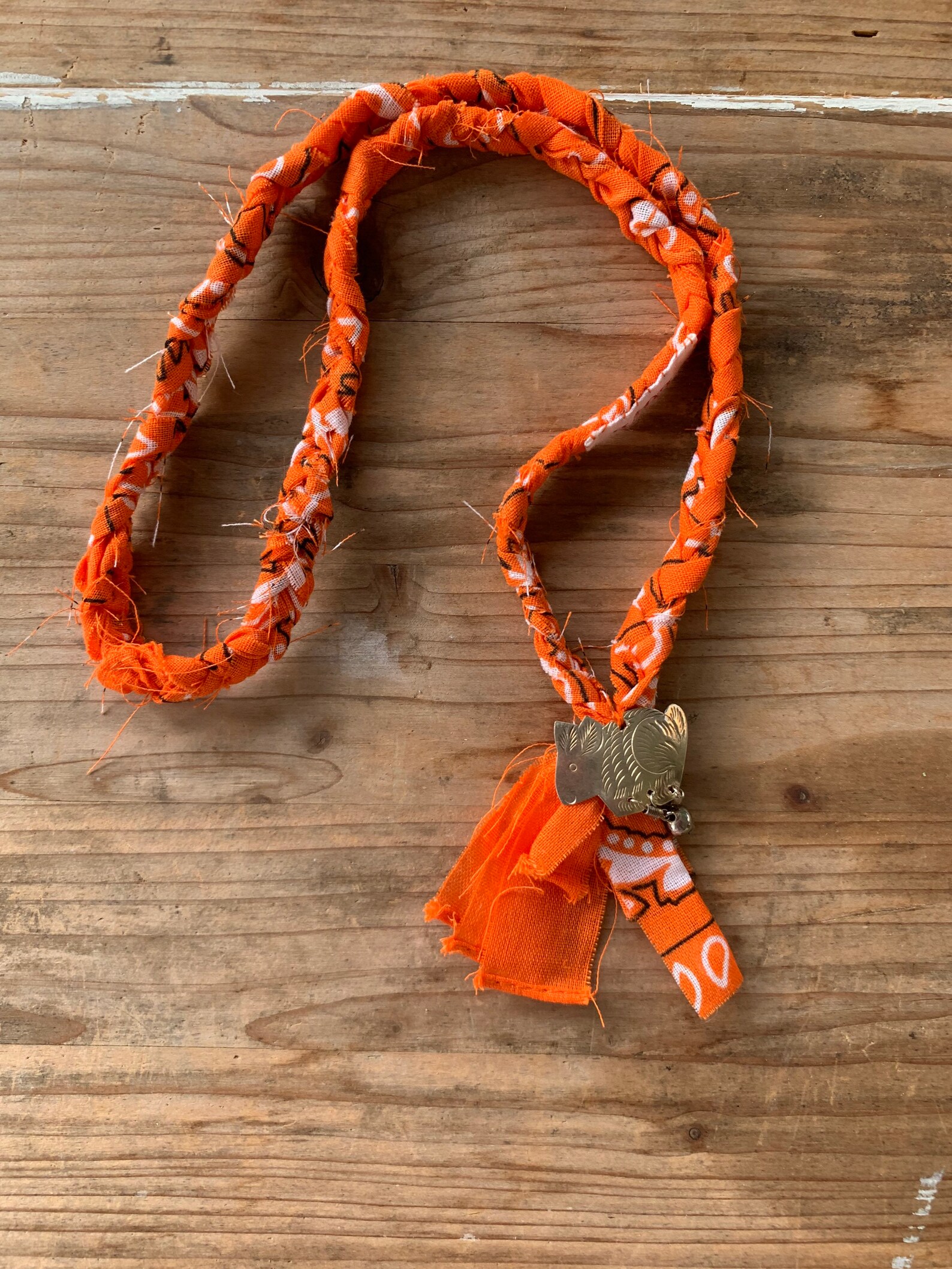 Bandana pendant necklace Thailand handmade trinkets unique Etsy