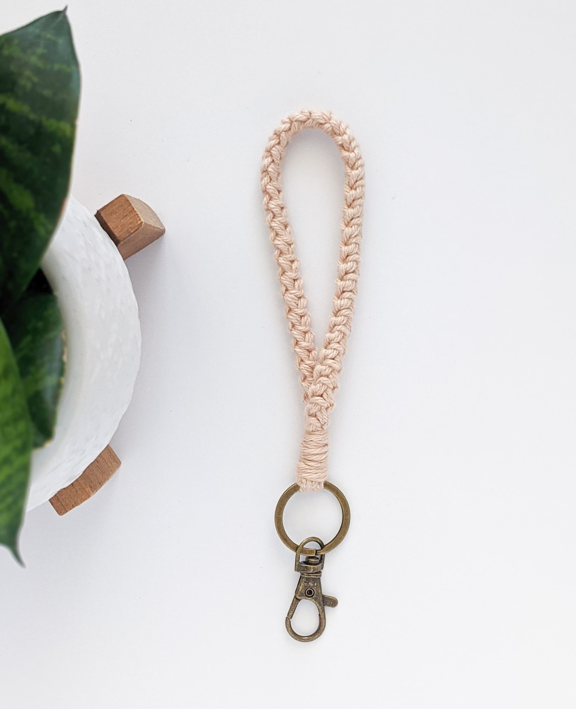 Minimalist Keychain Neutral Keychain Sweet 16 Gift Etsy