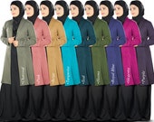 MyBatua Simple And Elegant Jersey Cardigan For Ladies, Muslim Women 8 Different Colors Winter Coat, Islamic Clothing, Overcoat, CA-001