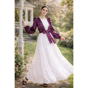 open lace back dress R&M Richards 1873W Short Plus Size Jacket Dress
