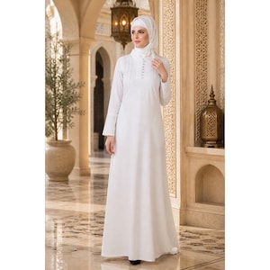 modern hijab clothing umrah dress code for ladies Must have white abayas for Umrah and Hajj: Umrah and Hajj Clothing Thenabia