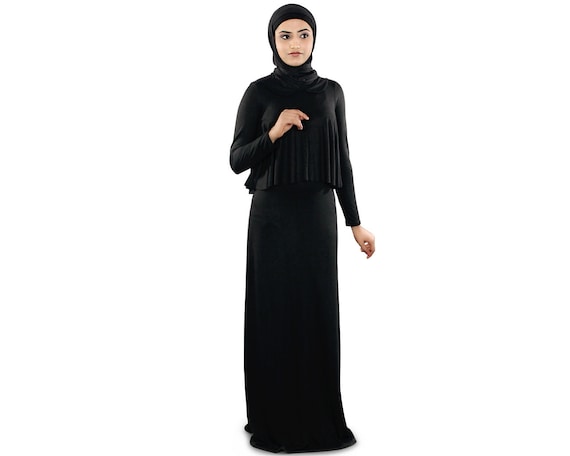 black traditional gown