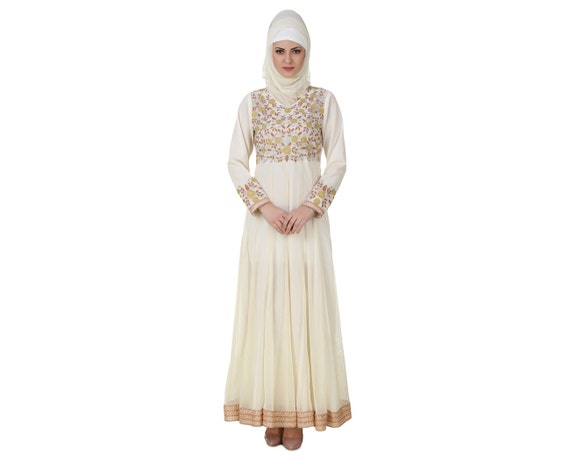 off white abaya