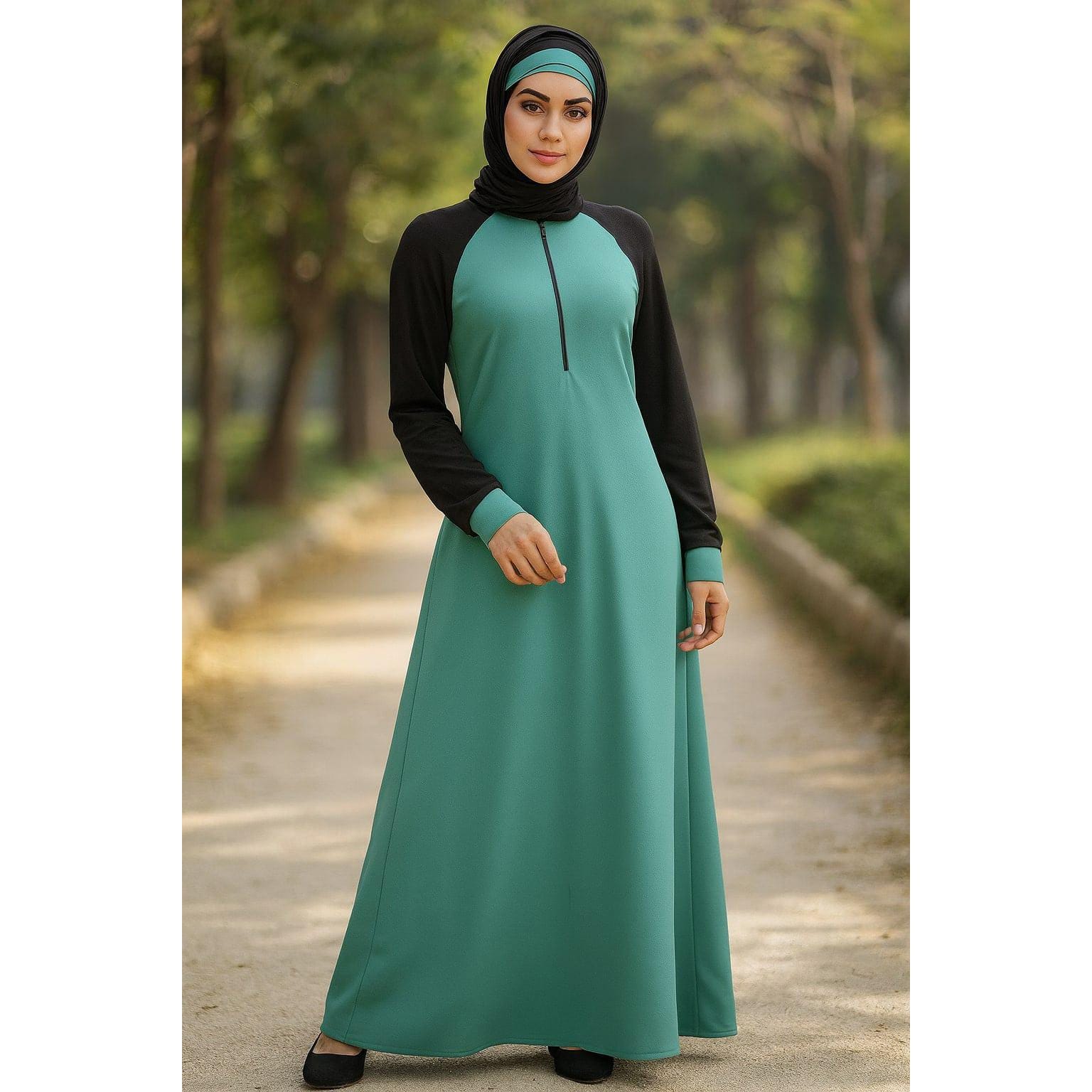 Light Green Abaya - Etsy