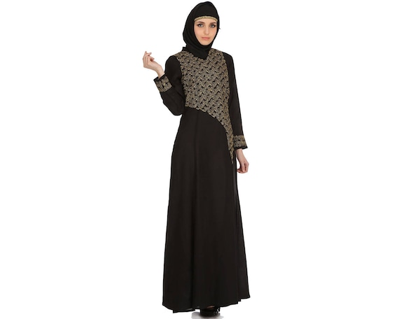 black traditional gown