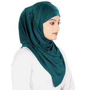 Viscose Jersey Hijab with Headband: Ready to Wear Islamic Headwear