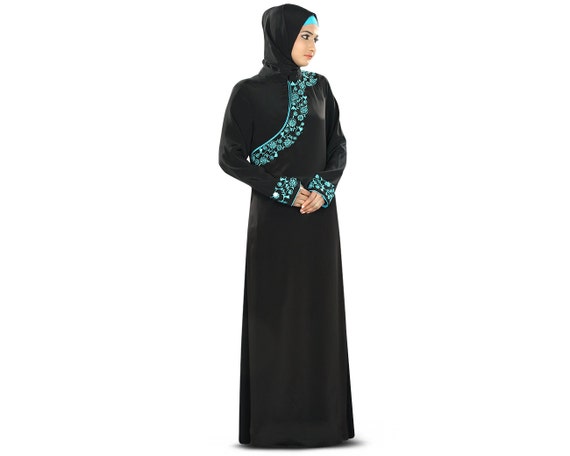 Buy Mybatua Classic Maternity Sea Green Polyester Abaya, Muslim Women  Stylish Long Traditional Party Wear Gown, Islamic Clothing, Jilbab, AY-482  Online in India - Etsy