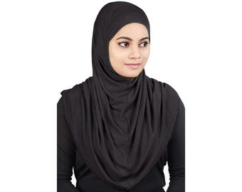 2-Piece Al-Amira Hijab, Soft Viscose Jersey, Includes Under Scarf | 30 Colors