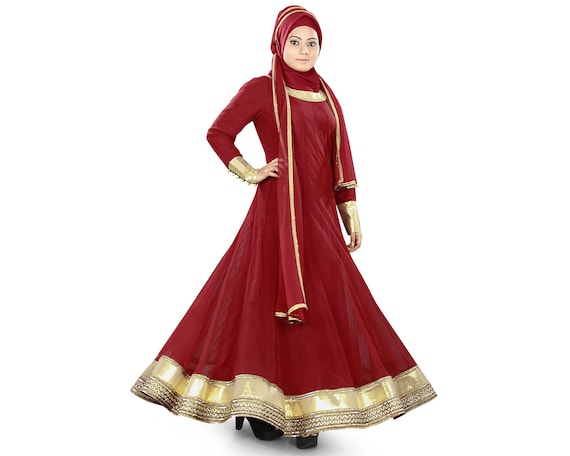 anarkali abaya design