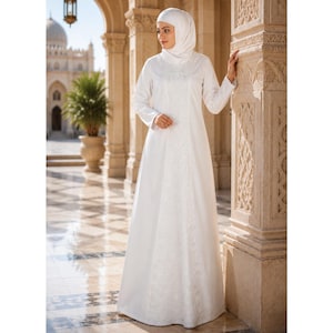 knee length dresses for ladies long dress, White linen dress, linen clothing, maxi dress, layered dre –  YLISTYLE main image 0