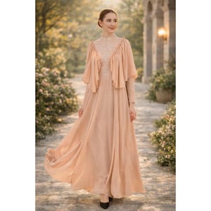 Peach Maxi Dress