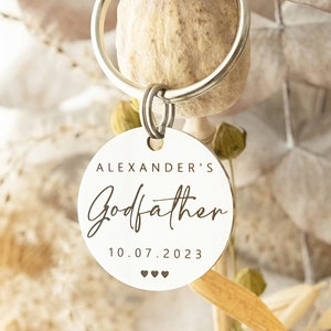 Peetmoedercadeau - sleutelhanger peetvader - gepersonaliseerd cadeau peetouder - sleutelhanger doop - doopcadeau - doopcadeau voor meisjes en jongens