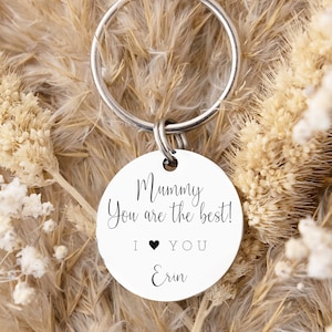 Cadeau pour maman maman grand-mère - porte-clés personnalisé pour maman - cadeau fête des mères - cadeau pour elle - cadeau personnalisé pour elle - porte-clés gravé