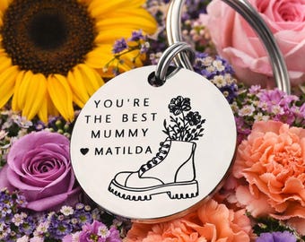 Gift for Mum - Mothers Day - Unique Mothers Day Gift - Gift for Mummy - Personalised Keyring for Mum - Best Mummy Keyring - Mothers Day Gift