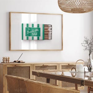 L'hôtel de Beverly Hills Décoration chic vintage Boîte d'allumettes Ferme moderne Art mural élégant Idée cadeau Poster de voyage à Los Angeles en Californie