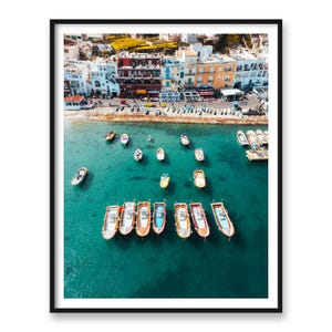 Amalfi Coast Digital Download | Print | Capri Marina Grande Wall Art | Italian Beach Poster | Original Photography Decor | Coastal Italy Art